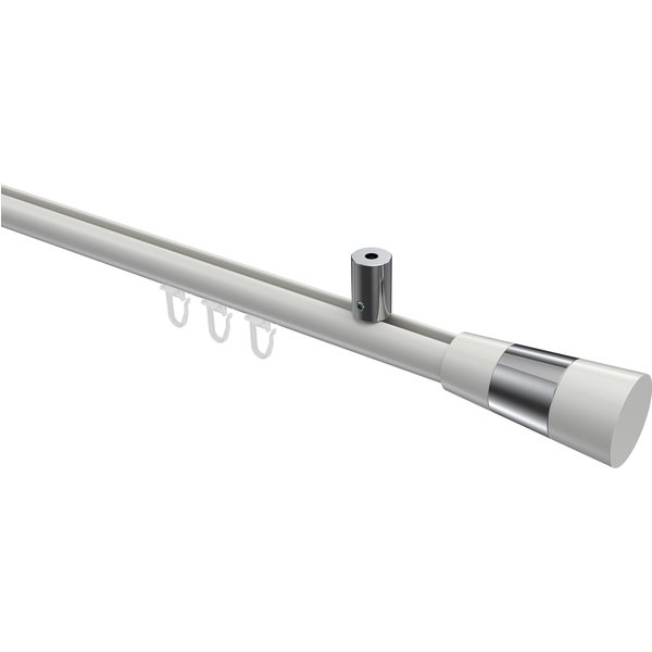 Innenlaufstange (Deckenbefestigung) Weiß / Chrom, Aluminium / Metall 20 mm Ø Sonius Tanara