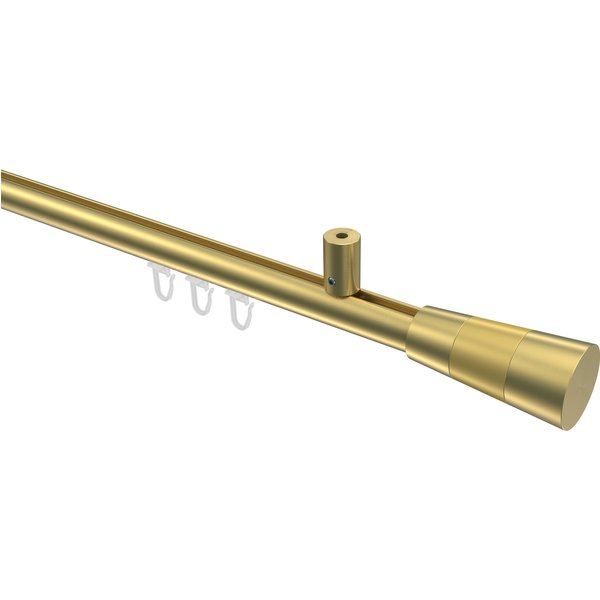 Innenlaufstange (Deckenanbringung) Messing-Optik, Aluminium / Metall 20 mm Ø Sonius Tanara