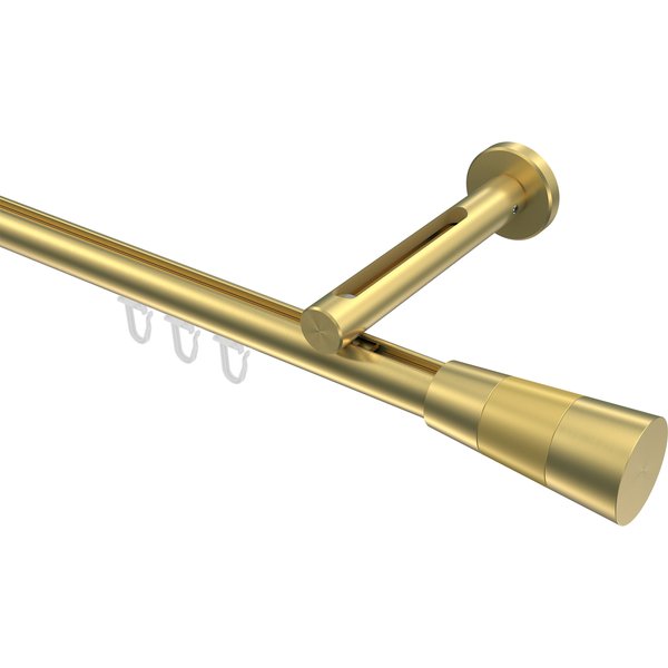 Innenlaufstange Messing-Optik, Aluminium / Metall 20 mm Ø Siteno Tanara