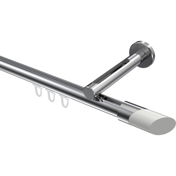Innenlaufstange Chrom, Aluminium / Metall 20 mm Ø Siteno Verano