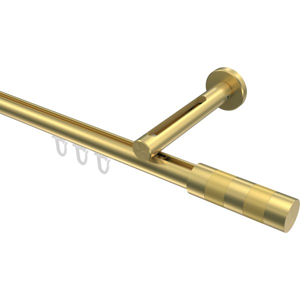 Innenlaufstange Messing-Optik, Aluminium / Metall 20 mm Ø Siteno Mavell
