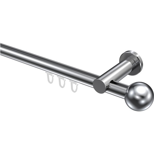 Innenlaufstangen Chrom, Aluminium / Metall 20 mm Ø Platon Luino