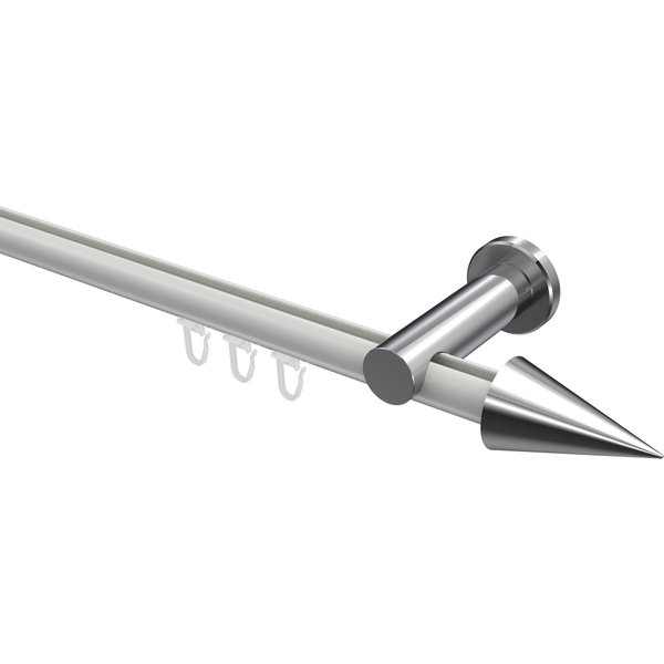 Innenlaufstange Weiß / Chrom, Aluminium / Metall 20 mm Ø Platon Savio
