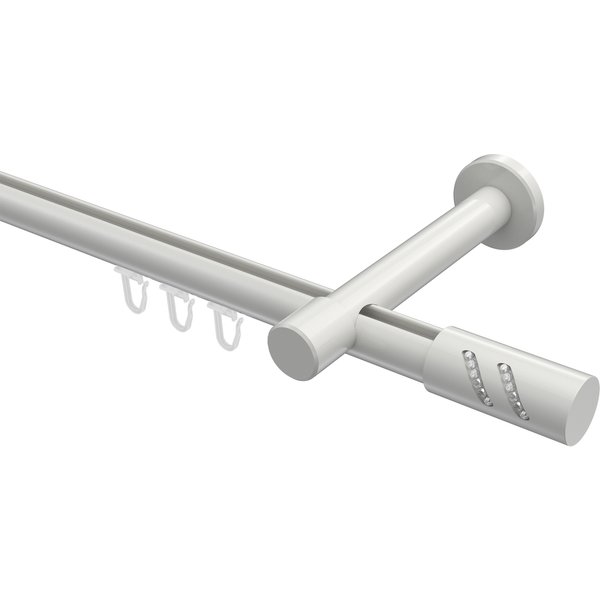 Innenlaufstange Weiß, Aluminium / Metall 20 mm Ø Prestige Zoena