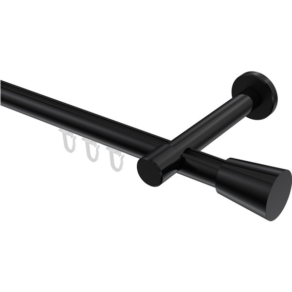 Innenlaufstangen Schwarz, Aluminium / Metall 20 mm Ø Prestige Sitra