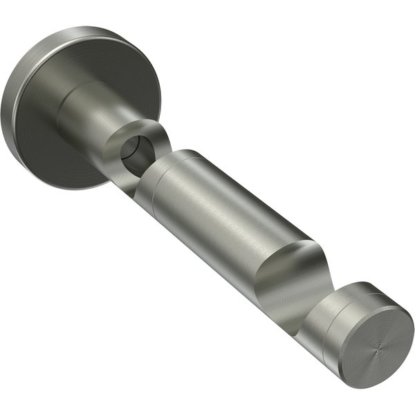 Schraubkappen-Träger 2-läufig Edelstahl V2A 3,5 / 9,5 cm Enorma für 16 mm Ø Edelstahl-Gardinenstangen