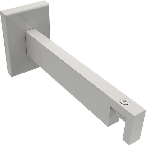 Träger / Halterung Weiß 13,5 cm Smartline für 14x35 mm Innenlaufstangen