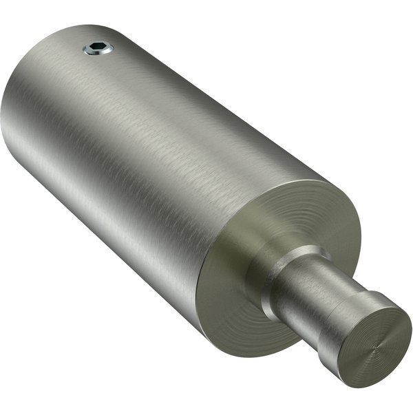 Trägerverlängerung 5 cm Typ D20 Chrom für Gardinenstangen-Träger 20 mm Ø