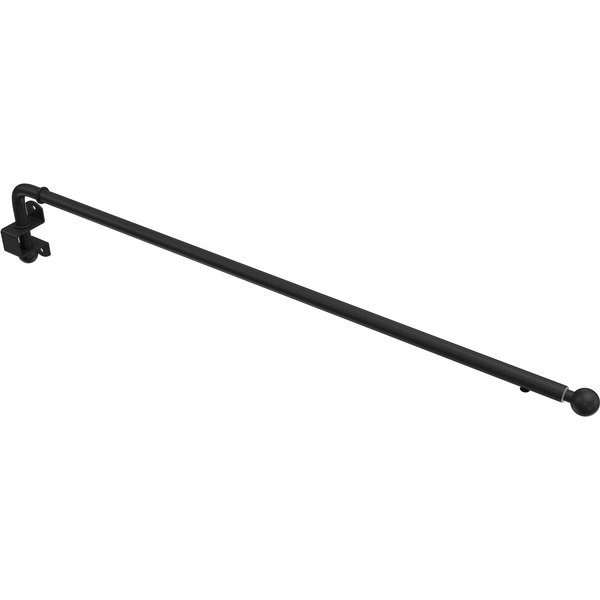 Schwenkstangen / schwenkbare Gardinenstangen ausziehbar Cassina Schwarz