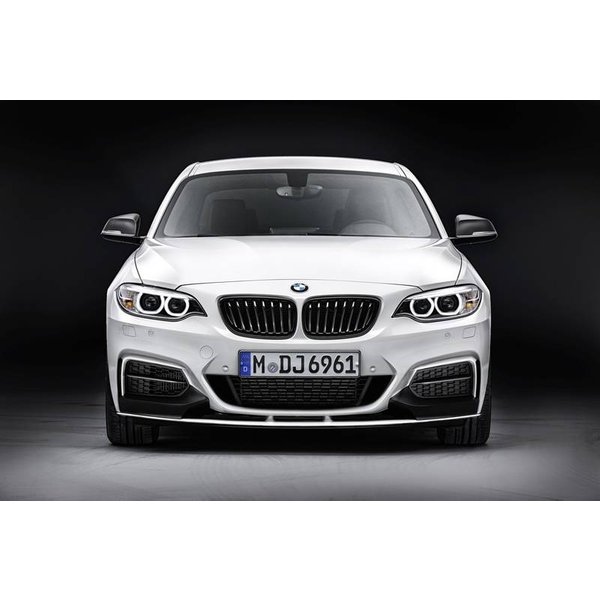 orig. BMW M Performance Frontspoiler Schwarz Matt 2er F22