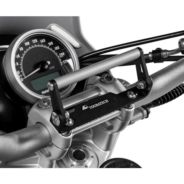 GPS Anbauadapter Lenkerklemmung, einstellbar, M8x35 Schrauben z.b. für BMW