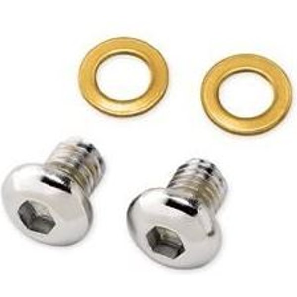 Harley Davidson Tauchrohr-Ablassschrauben - Chrom 45848-03