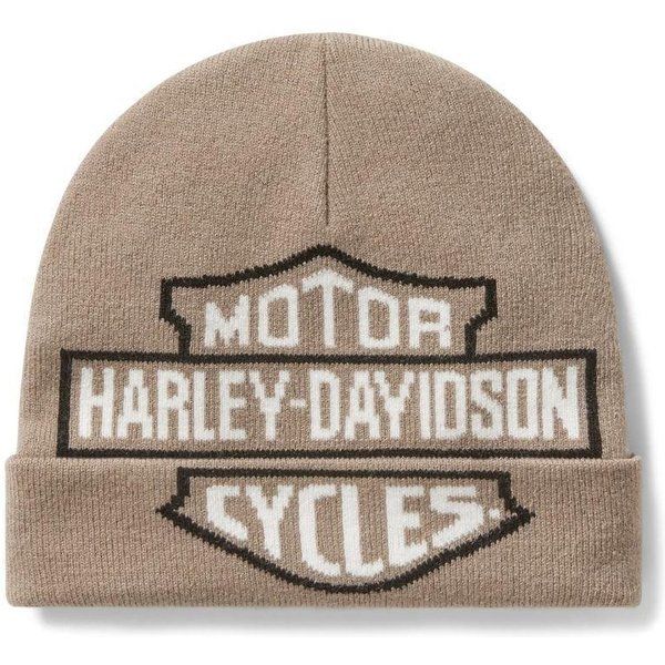 Harley Davidson Oversized Bar & Shield Beanie