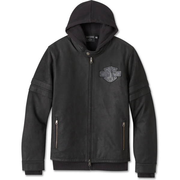 Harley Davidson Lederjacke Enthusiast 3-in-1 schwarz