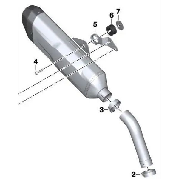 BMW Motorrad F750GS F850GS/ADV Akrapovic Sportschalldämpfer