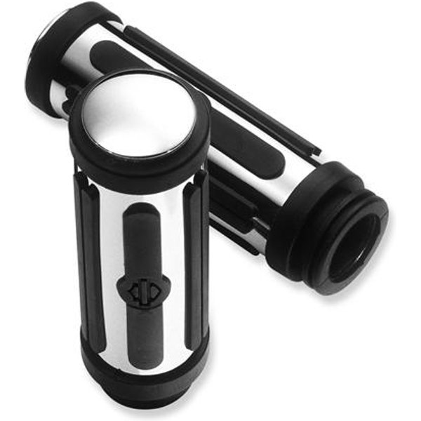 Harley Davidson Chrome & Rubber Lenkergriffe 56263-08