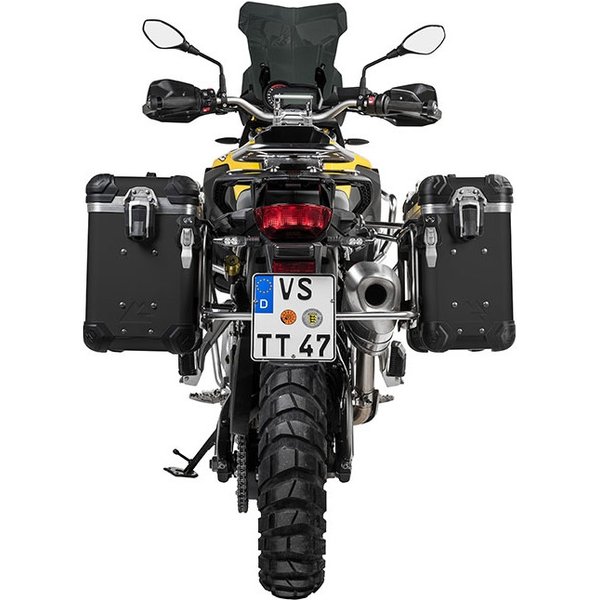 ZEGA Evo Koffersystem And-Black mit Edelstahlträger für BMW F850GS/ F850GS Adventure/ F750GS