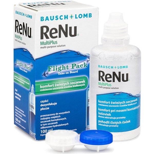 ReNu MultiPlus Flight Pack 100 ml con portalenti-image