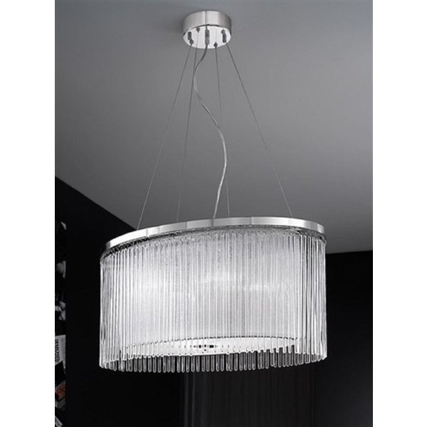 Franklite Eros 4 Light Oval Ceiling Pendant FL2192/4