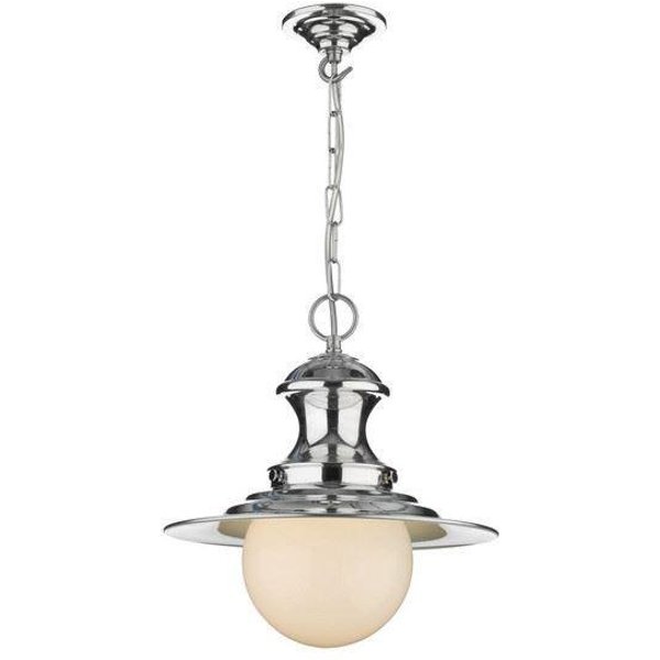 David Hunt Lighting EP0150 Station Lamp Chrome Traditional Pendant Ceiling light