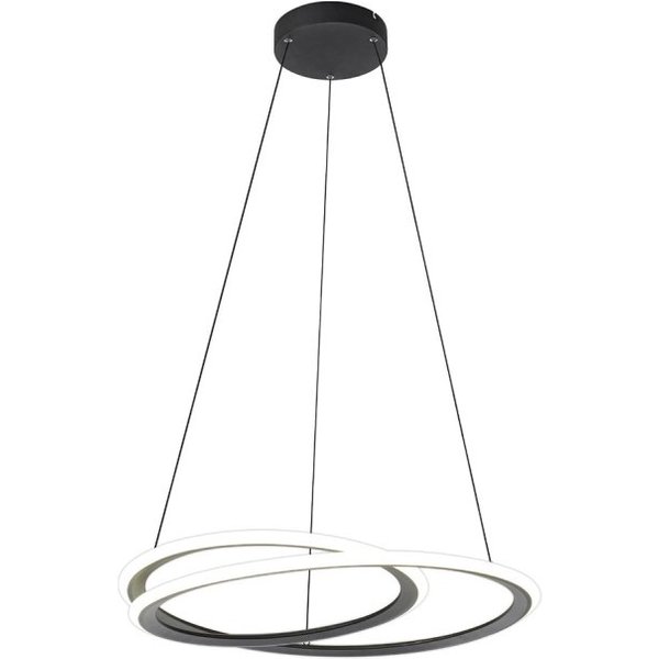 Calvin Dimmable LED Ceiling Pendant Light In Black Finish