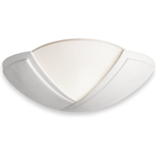 Firstlight Ceramic C322 Unglazed Wall Light with Glass