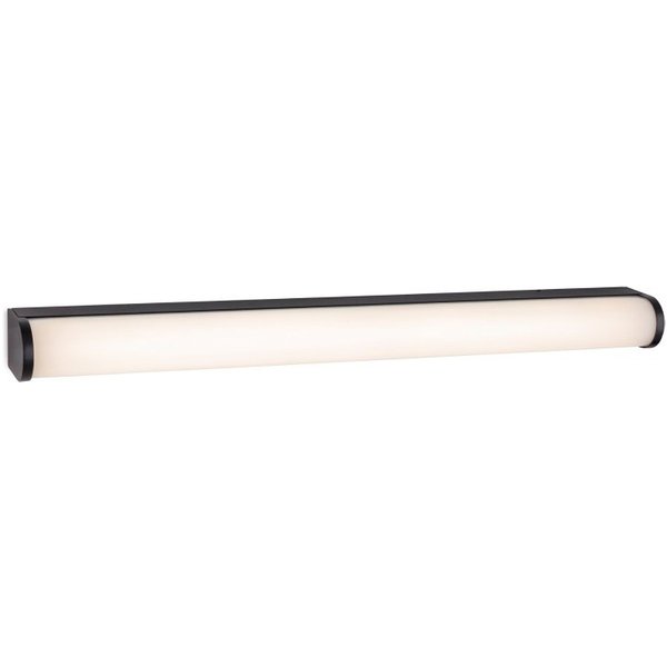 Firstlight 2868BK Bravo LED 600mm Wall Light In Black Finish With Opal Diffuser IP44