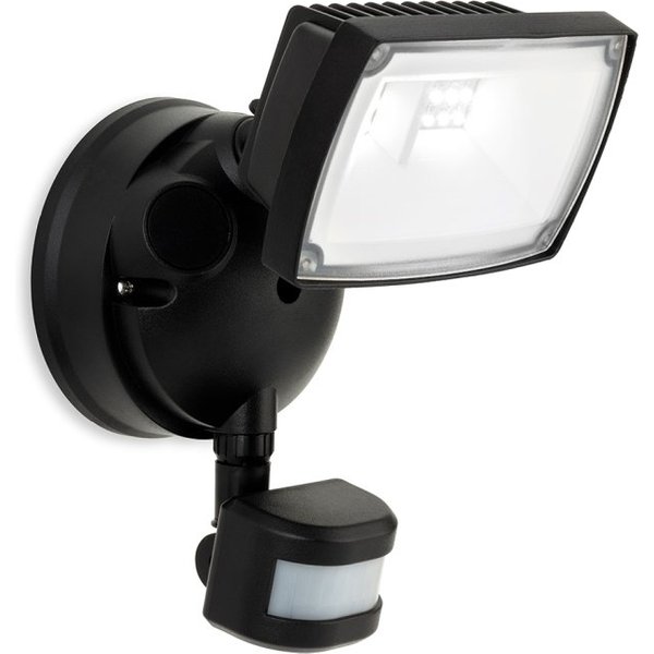 Firstlight 3867BK Reflex LED Outdoor Security Single Wall Light with PIR In Black IP54