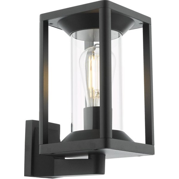 Dar Lighting Mackenzie Outdoor Wall Light In Matt Black Finish IP65