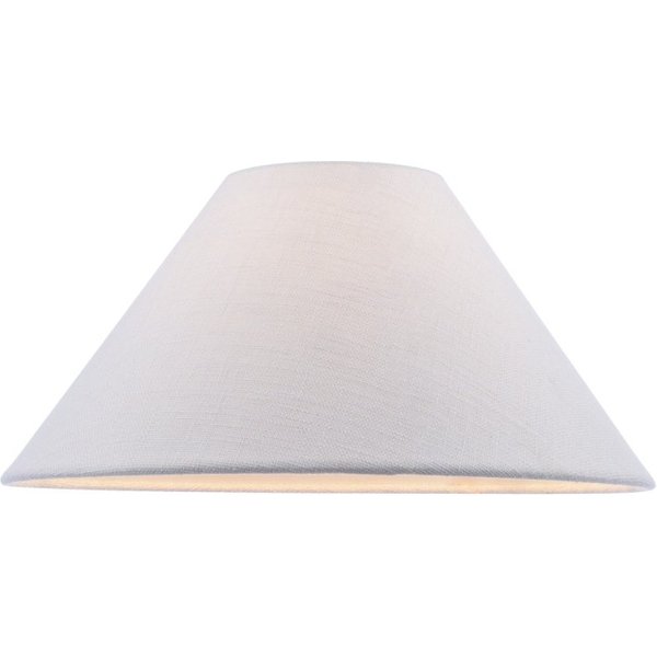 Dar Lighting Cleo Natural Linen Coolie Shade 44cm