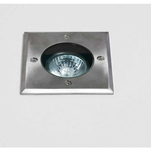 Astro 1312003 Gramos Square Outdoor Walkover Light In Brushed Stainless Steel Finish IP44