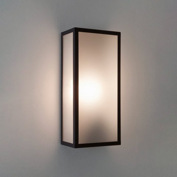 Astro 1183032 Messina 160 Sensor Outdoor Wall Light In Textured Black Finish IP44