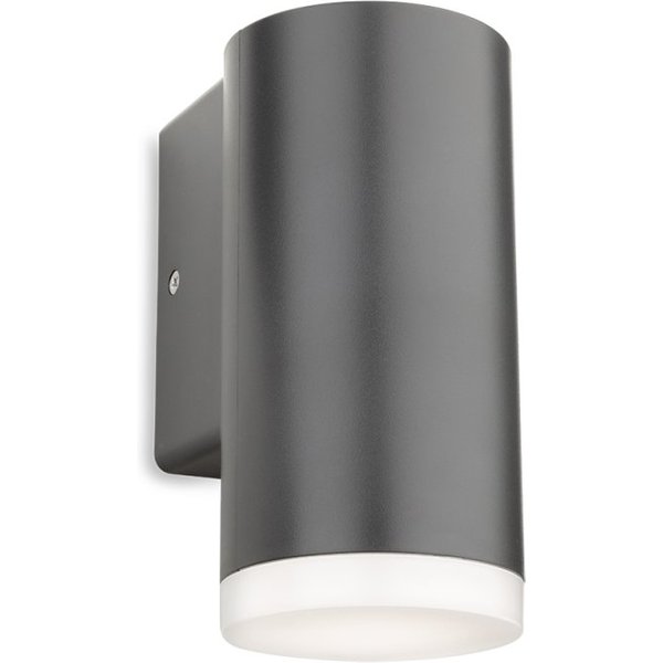 Firstlight 4159GP Kuga Outdoor LED Resin Round Single Wall Light In Graphite Finish IP65