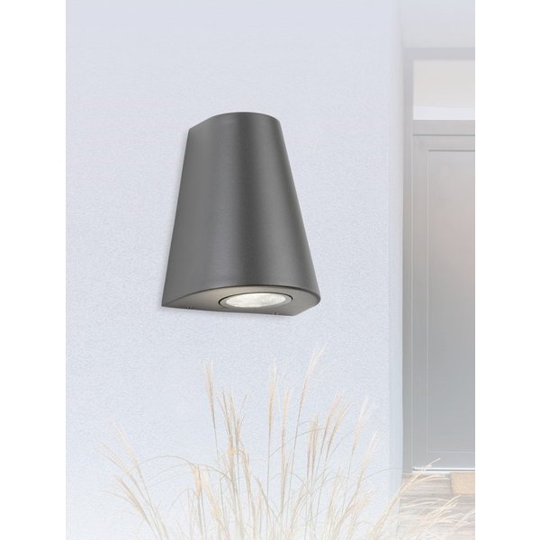 Firstlight 4140GP Diablo Outdoor Single LED Wall Light In Graphite Finish IP54