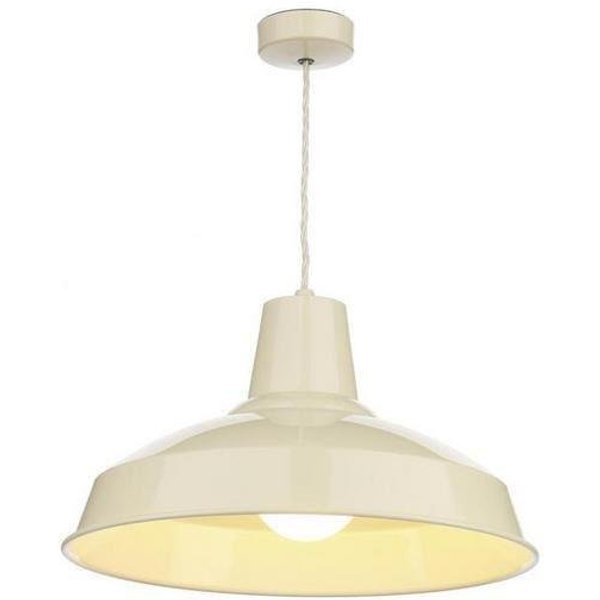 David Hunt Lighting REC0199 Reclamation 1 Light Ceiling Pendant in Cream