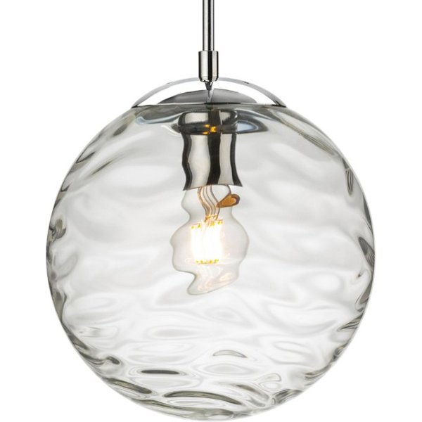 Firstlight Mercury Ceiling Pendant Light in Chrome With Clear Glass 2929CL
