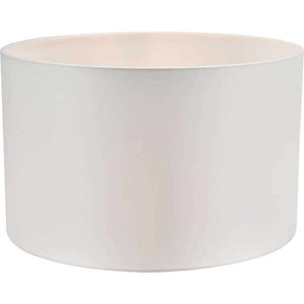 Dar Lighting Lyris Ivory Cotton Drum Shade 40cm