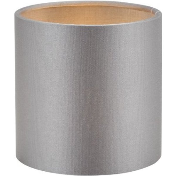 Dar Lighting Lyris Grey Cotton Drum Shade 12cm