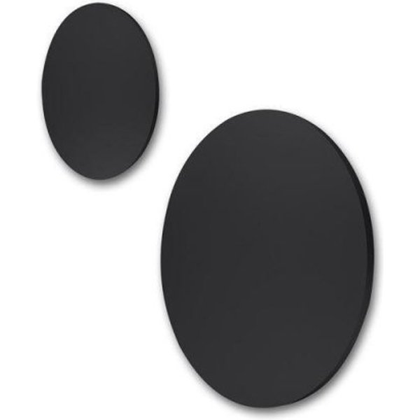 Mantra MC0120 Bora Bora 1 Light Medium 8 Watt LED Round Wall Light In Matt Black