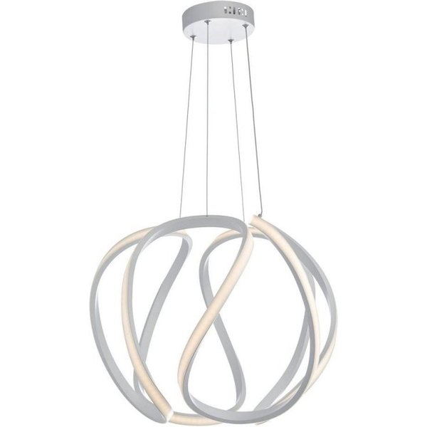 Dar ALO862 Alonsa Ceiling Pendant Light In Twisted Form With High Efficiency LED's - Dia: 520mm