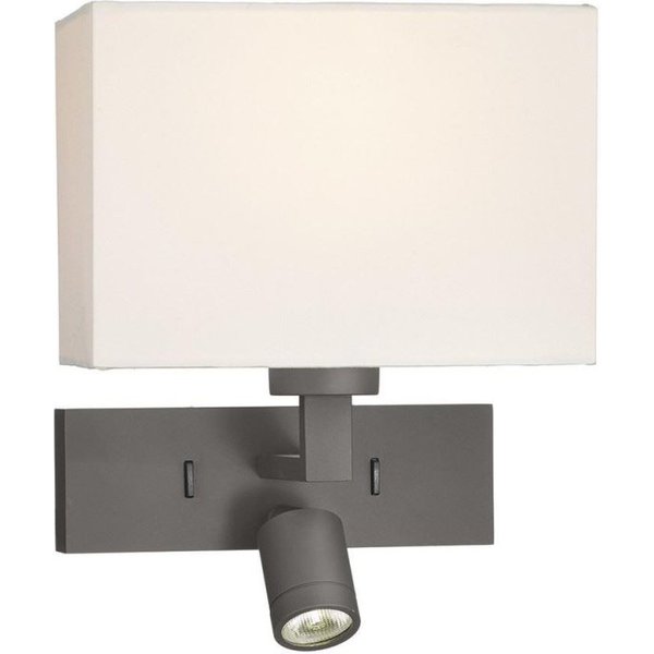Dar MOD7163L Modena LED Wall Light With Bronze Base