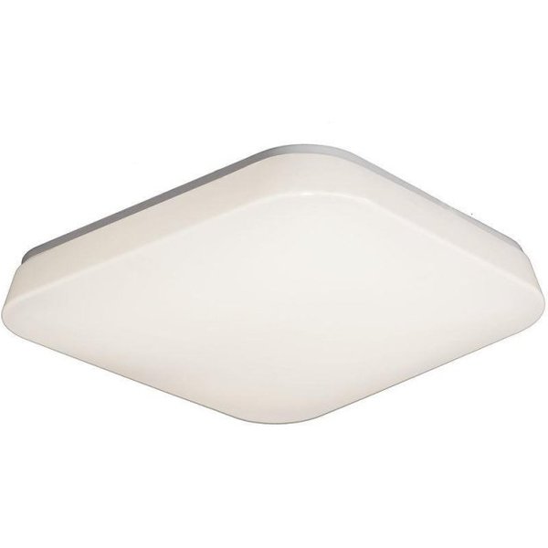 Mantra M3765 Quatro Large LED Ceiling/Wall Light In White - Length: 500mm