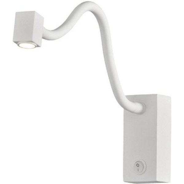 Mantra M6048 Boavista LED Square Wall Light In Matt White
