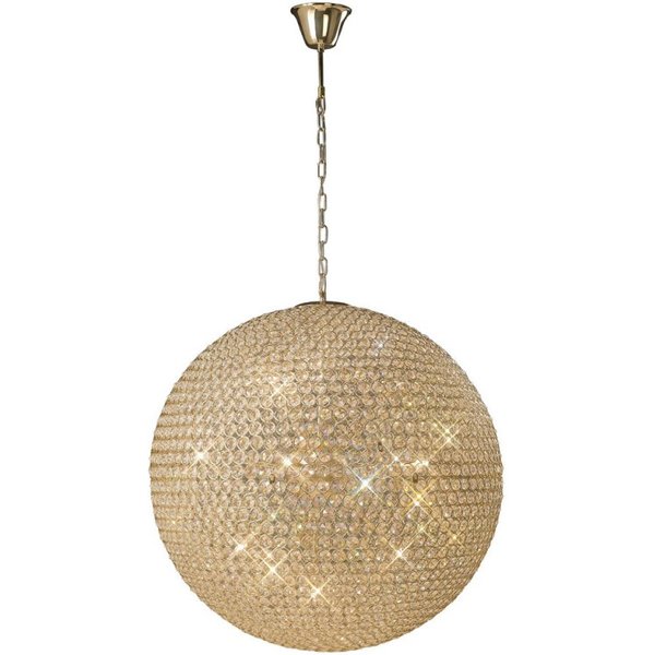 IL30750 Ava 12 Light French Gold & Crystal Ceiling Pendant