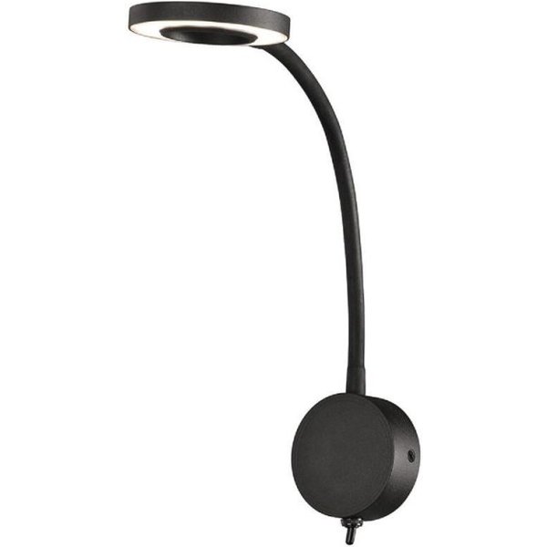 Mantra M6051 Boavista LED Ring Wall Light In Matt Black