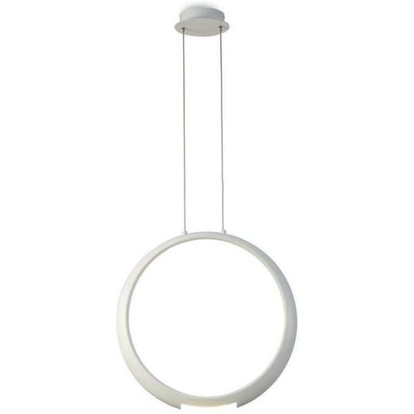 Mantra M6170 Ring LED Ceiling Pendant Light in Matt White