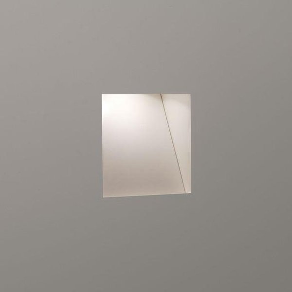 Astro 1212028 Borgo Trimless One Light Recessed Wall Light In White, 2700K - Width: 65mm