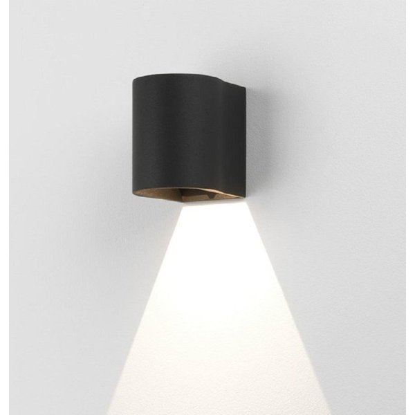 Astro 1384003 Dunbar LED Wall Light In Black - Height: 100mm