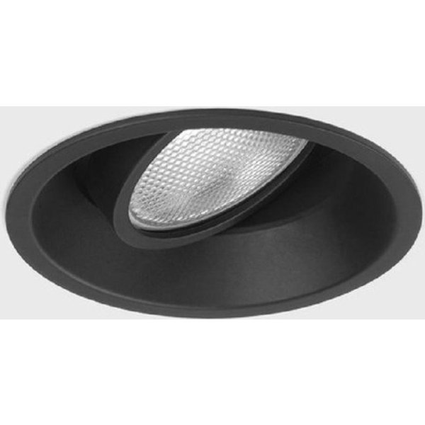 Astro 1249016 Minima One Light Adjustable Round LED Downlight In Matt Black