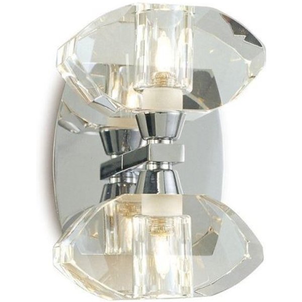 Mantra M0424/S Alfa 2 Light Switched Wall Light In Chrome